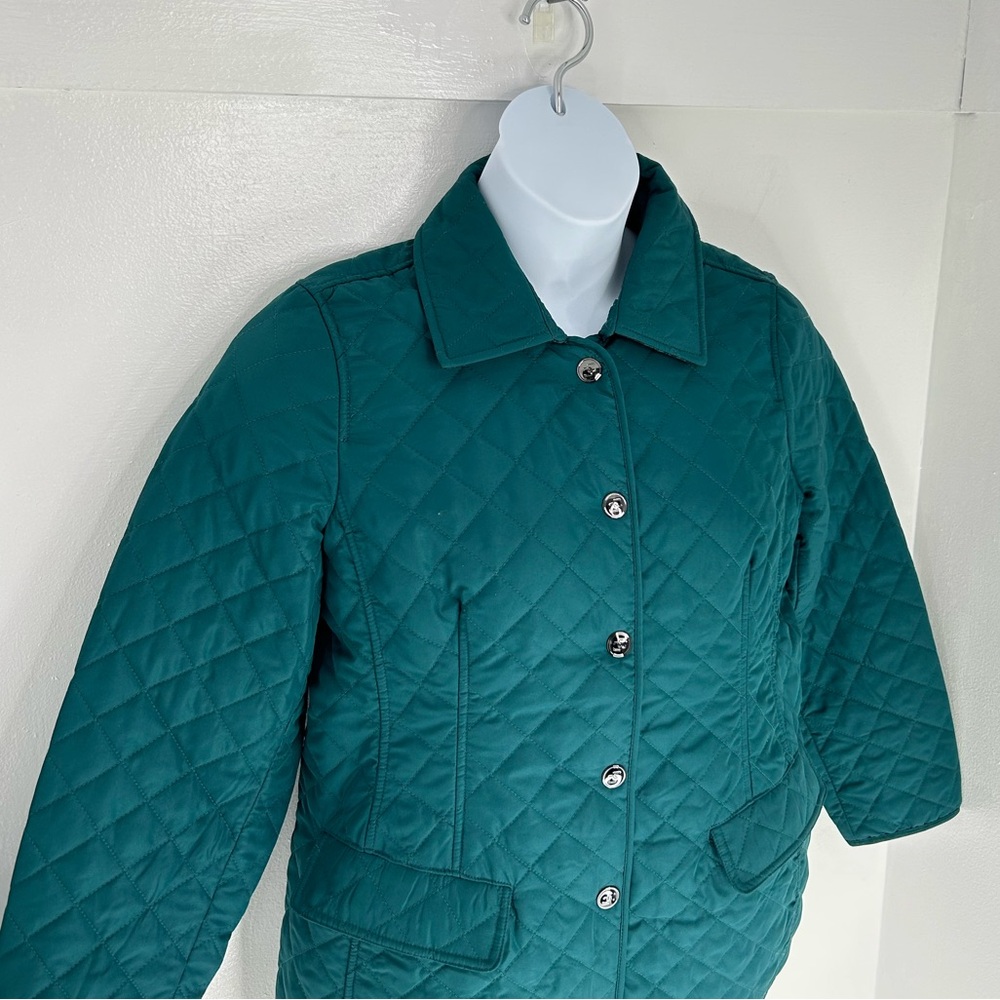 Chico's Quilted Snap Button Front Collared Jacket… - image 4